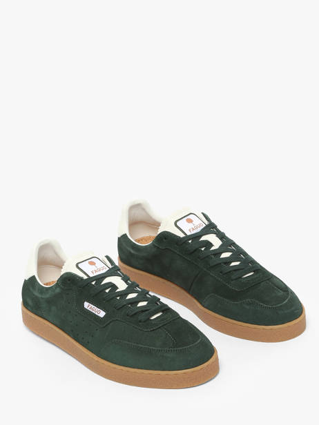 Sneakers Uit Leder Faguo Groen men 24CG0211 ander zicht 1